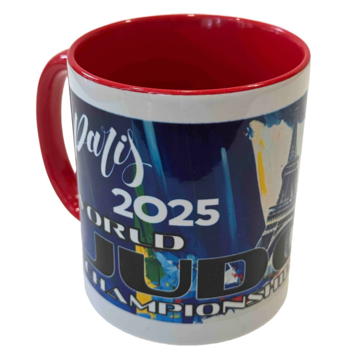 Ceramic Mug Paris World Championships Veterans and Kata 2025 Red