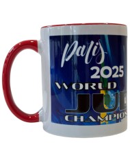 Ceramic Mug Paris World Championships Veterans and Kata 2025 Red
