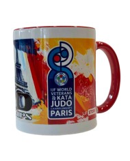 Ceramic Mug Paris World Championships Veterans and Kata 2025 Red