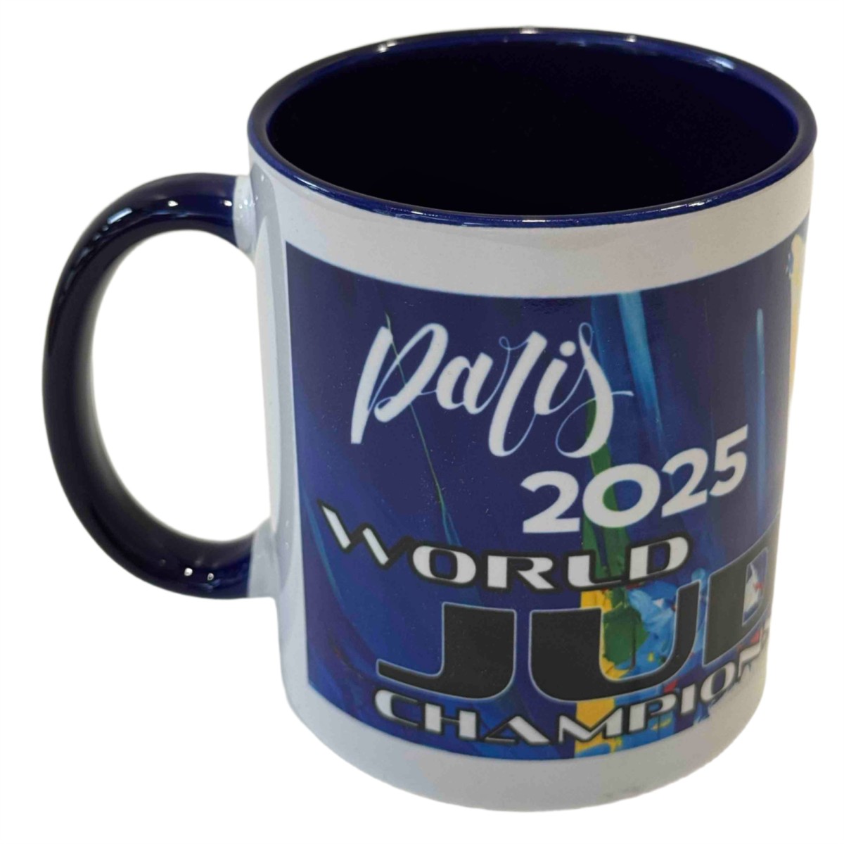 Ceramic Mug Paris World Championships Veterans and Kata 2025 Blue