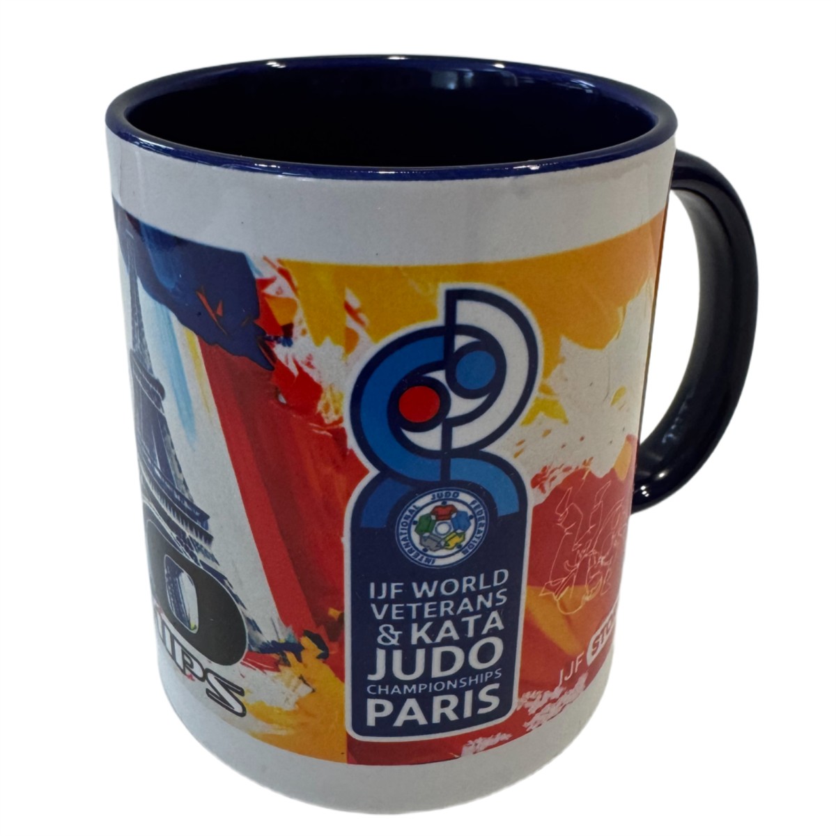 Ceramic Mug Paris World Championships Veterans and Kata 2025 Blue