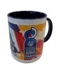 Ceramic Mug Paris World Championships Veterans and Kata 2025 Blue