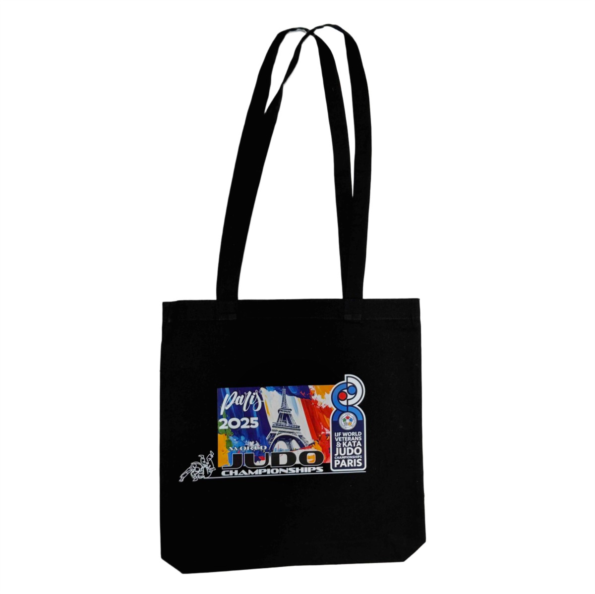 Paris World Championships Veterans and Kata Shopping Bag black