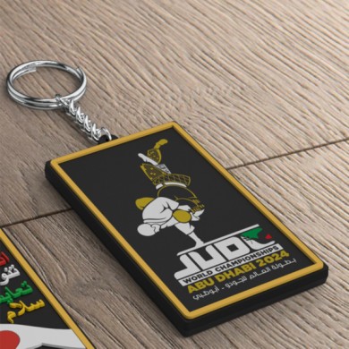 Rubber 3D Keychain World Championships Abu Dhabi 2024